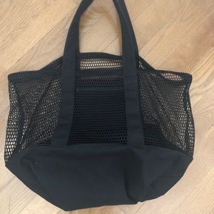 COS Black beach bag
